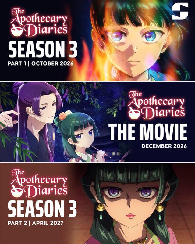 فصل سوم The Apothecary Diaries؛ بازگشت مائومائو با معماهایی بزرگ‌تر و سفری ناشناخته